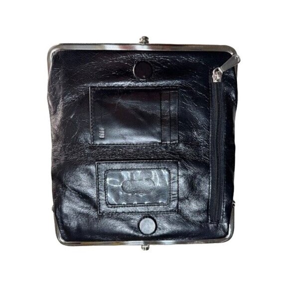 Vintage Hobo Leather Clutch Wallet With Plaid Design & Floral Lining- LT3230 - Picture 3 of 9